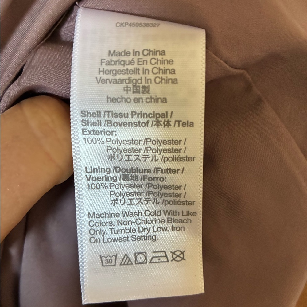 Madewell Lavender Gingham Dress - Picture 4 of 4